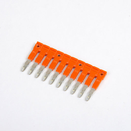 ONKA 1.5/10 10-way plug-in ridge jumper, insulated, universal (for spring and screw terminal 1.5mm2), 1060104