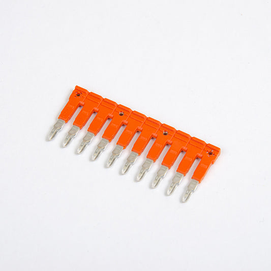 ONKA 2.5/10 10-way universal plug-in bridge, insulated (for 2.5 mm² spring and screw terminals), 1060109