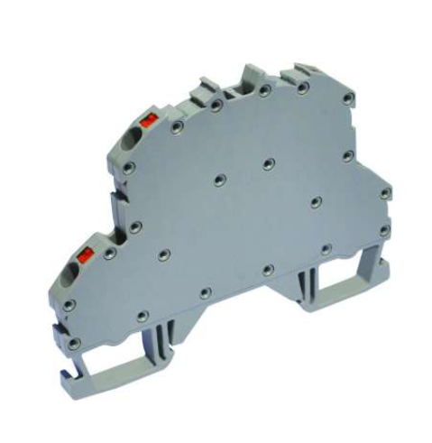 Regleta de bornes de resorte OPK-C de 2,5 mm² para carril DIN doble
