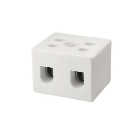 ONKA 0,75-1,5mm2 / Conector de esteatita / cerámica / porcelana de 2 hilos - BLOQUE DE TERMINALES DE PORCELANA, 1070001