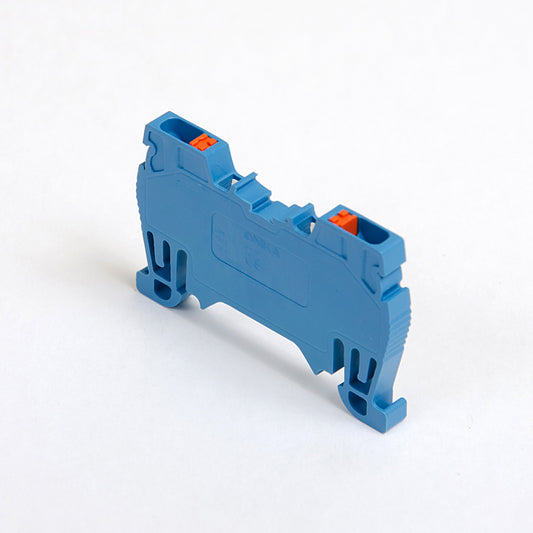 ONKA 1,5mm2 bornes de carril DIN bornes de carril DIN 2 hilos azul, 1020005