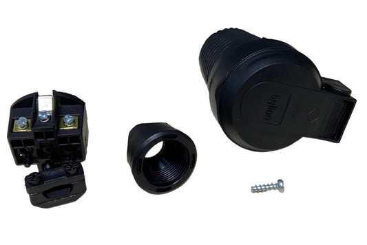 Toma de caucho con tapa, IP54 16A 250V con toma de tierra francesa estándar (Pin), Bylion