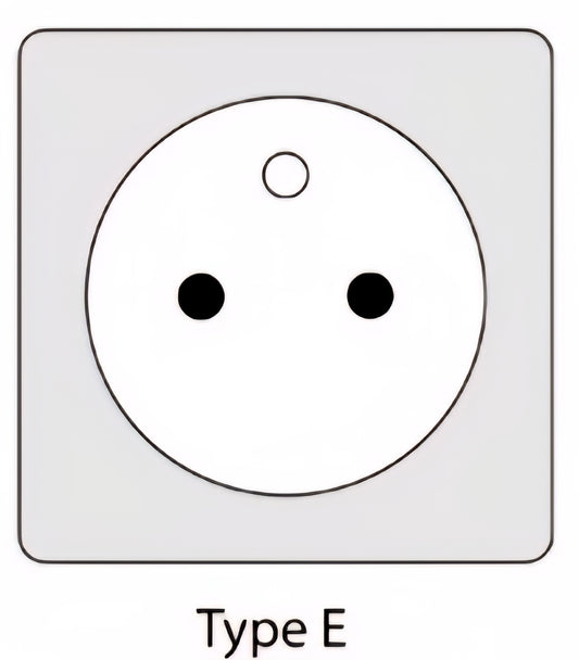 4x toma de caucho "caucho" negra con tapa hermética IP44, 250V, 16A, 2P+Z, tipo francés E,4KMP-E, Bylion