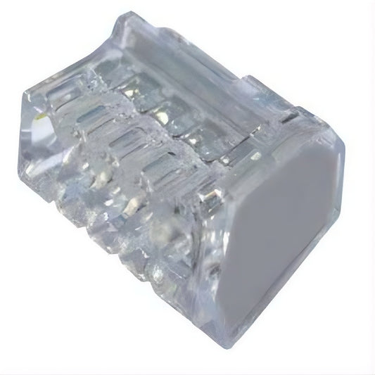TRANSPARENTE Conector de 5 polos 2,5 mm².