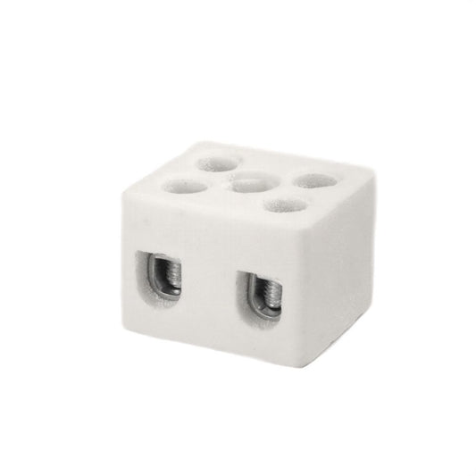 ONKA 2.5-4mm2 / Steatite / Ceramic / Porcelain 2-Rail Connector - PORCELAIN TERMINAL BLOCK, 1070002