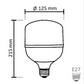 NOAS 50W (350W) Bombilla LED tipo TORCH, Blanco frío / 6500K, 4290 Lm, YL95-5001