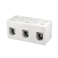 ONKA 25mm2 / 3-Coil Steatite / Ceramic Connector / Porcelain - PORCELAIN TERMINAL BLOCK, 1070013