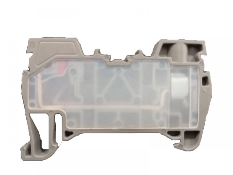 ONKA 2,5mm2 Conector híbrido de tornillo / resorte para riel de terminal DIN de 2 hilos gris, 1040002