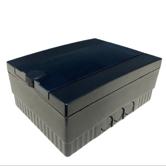 ARS Cuadro de distribución modular 36 MOD (36 fusibles , 3 x 12), armario de distribución de superficie, plástico, puerta transparente IP40, 347416