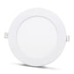 2 piezas - panel LED SLIM blanco 9W / 810 Lm circular empotrado redondo (fuente de alimentación incluida) 4000K YL10-0907