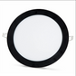 2 uds. - Panel LED SLIM marco negro blanco frío /6500K 18W / 1620Lm redondo empotrable redondo (fuente de alimentación incluida) 6500K YL10-1800-S