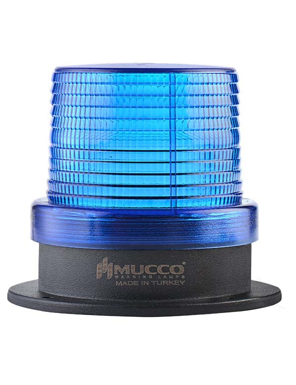MUCCO SNT-915-B-4 90 diámetro 5 modos de iluminación 10 LED SMD melódicos con zumbador 12-24V AC/DC lámpara de techo azul