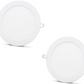 2 piezas SLIM Panel LED blanco frío /6500K 15W / 1350Lm empotrable redondo (fuente de alimentación incluida) 6500K YL10-1500