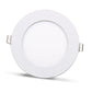 2 piezas - panel LED redondo 6W / 540Lm blanco frío circular empotrado (fuente de alimentación incluida) 6500K YL10-0600