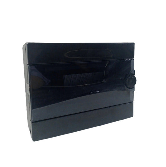 ARS Cuadro de distribución modular 36 MOD (36 fusibles 3x12), armario de distribución empotrado de plástico, puerta transparente IP40, 347417