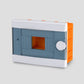 ARS Modular distribution board 2-6 MOD (2-6 fuses), plastic flush-mounted distribution cabinet, transparent door IP40, 341213