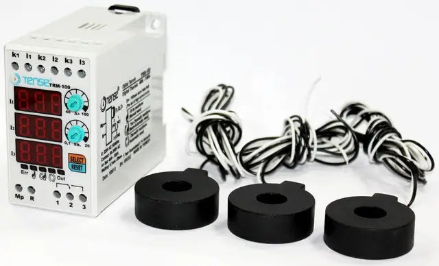Relé de sobreintensidad digital con pantalla LED de 3×3 dígitos TRM-50