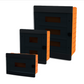 ARS Cuadro de distribución modular 36 MOD (36 fusibles 3x12), armario de distribución empotrado de plástico, puerta transparente IP40, 347417