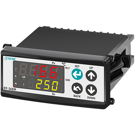 Regulador de temperatura PID digital Tense con salida SSR, 36 x 72 mm, DT-36EM