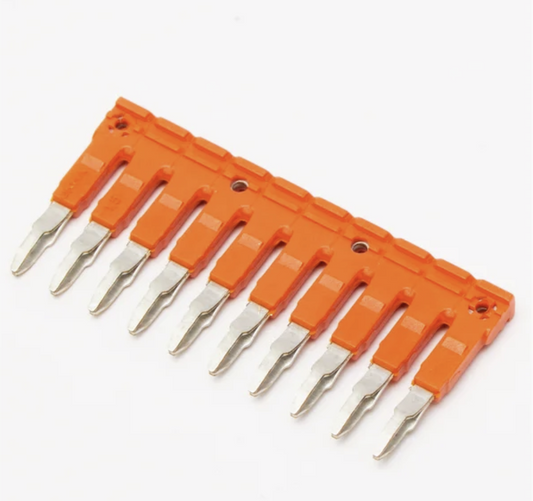 ONKA 4/10 10-way plug-in insulated universal jumper (for 4mm2 spring and screw terminals), 1060114