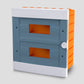 ARS Cuadro de distribución modular 24 MOD (24 fusibles), armario de distribución empotrado de plástico, puerta transparente IP40, 341208