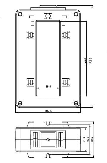 ONKA Transformador de corriente - TRANSFORMADOR DE CORRIENTE 2000/5A, 125MM, CLASE 0,5S, 30VA (DK12520005312 - 80011780)
