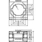 ONKA Transformador de corriente - TRANSFORMADOR DE CORRIENTE 1600/5A, 80MM, CLASE 0,5S, 20VA (TK8016005310 / 80011771)