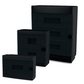 ARS Cuadro de distribución modular 24 MOD / 2 x 12 / 24 fusibles, armario de distribución de superficie, plástico, puerta transparente IP40, 342599